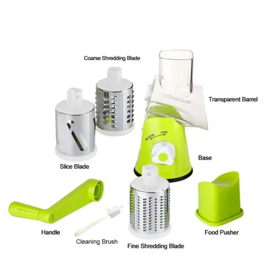 3 in 1 Rotary Grater Slicer