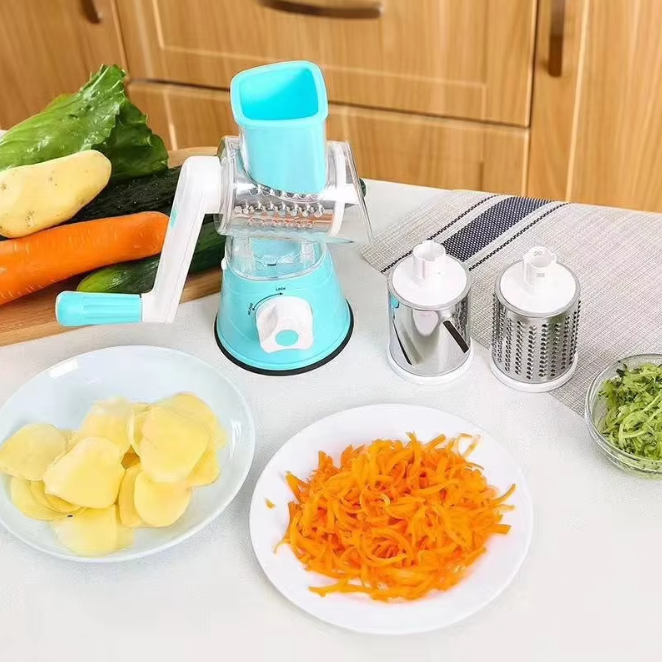 3 in 1 Rotary Grater Slicer