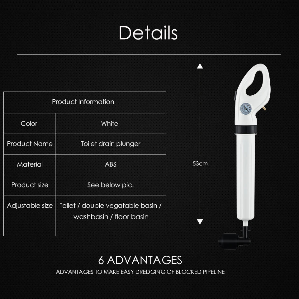 High Pressure Toilet Plunger