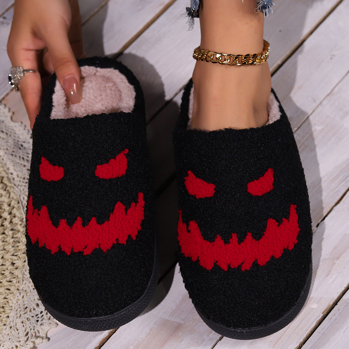 Spooky Halloween Slippers