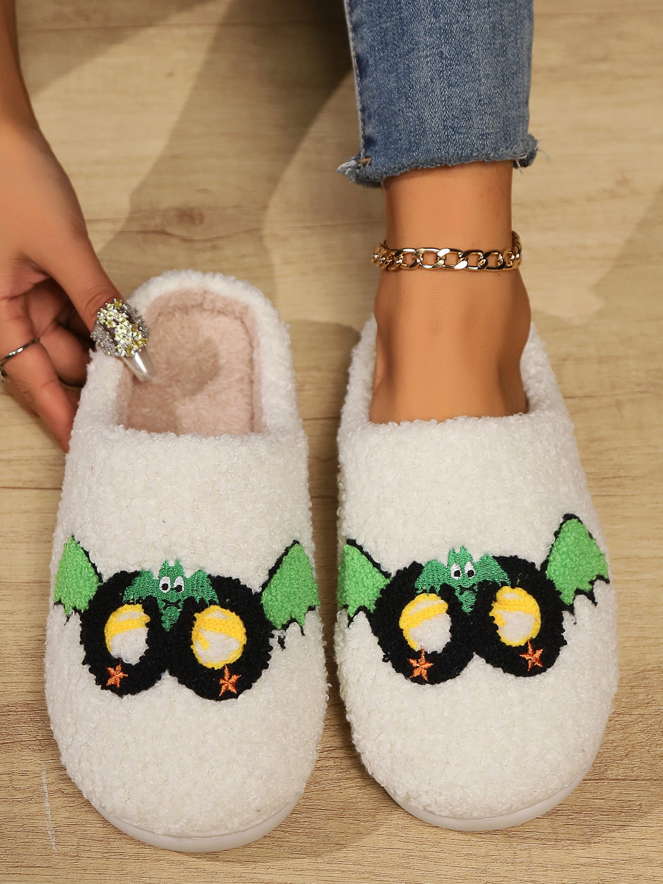Spooky Halloween Slippers